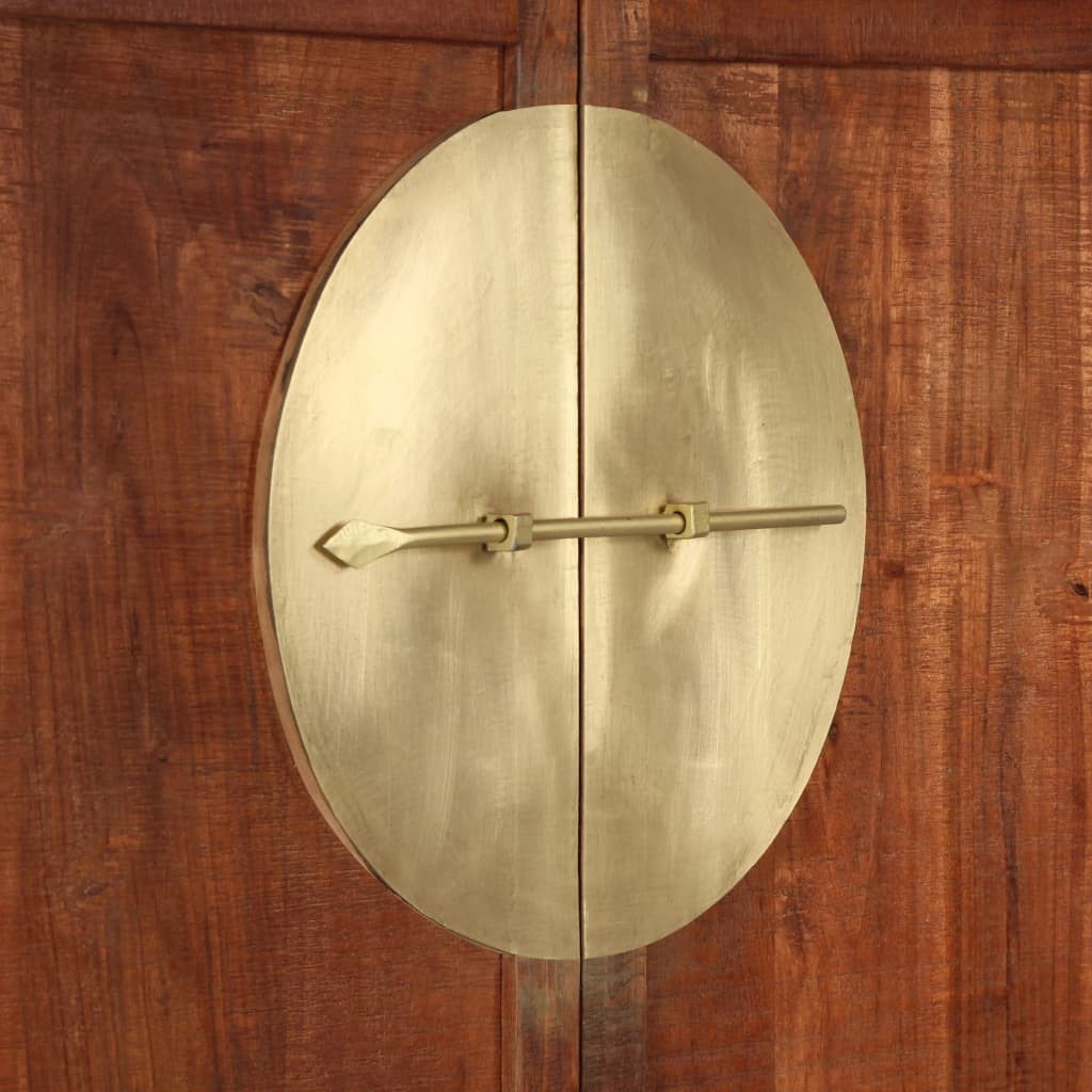 Wardrobe 100x50x175 cm Solid Acacia Wood